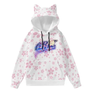 Griz Light Sakura Cat Ear Hoodie