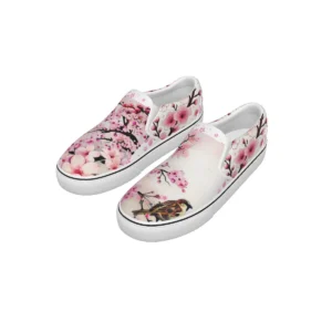 Griz Light Sakura Vans Slides