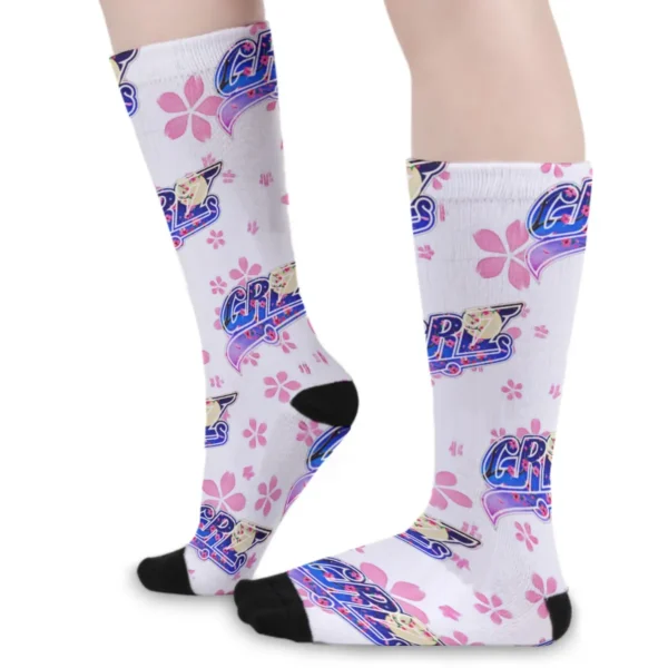 Griz Dark/Light Sakura Socks - Image 2
