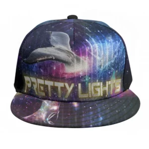 Pretty Lights Space Whale Flatbill Hat